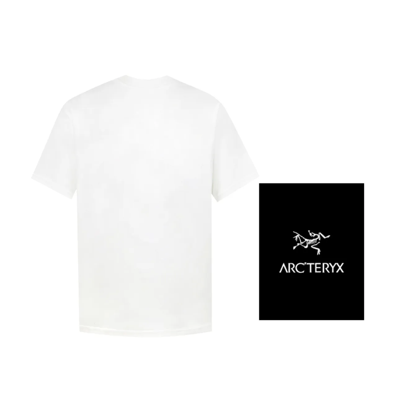[ Ayc Teryx ] 2024FW T LOGO Premium 32s Same Style ：Black White Size：XS S M L